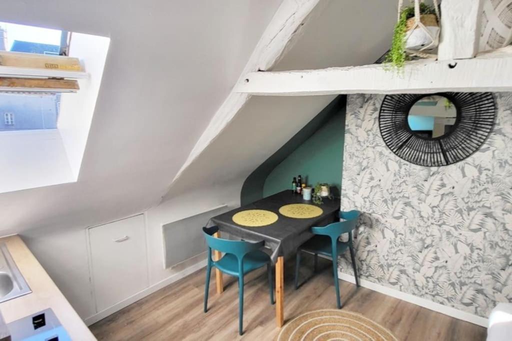 La Cabane - Petit Studio Mansarde - Plage 50M - Rue Gratuite Saint-Malo Esterno foto