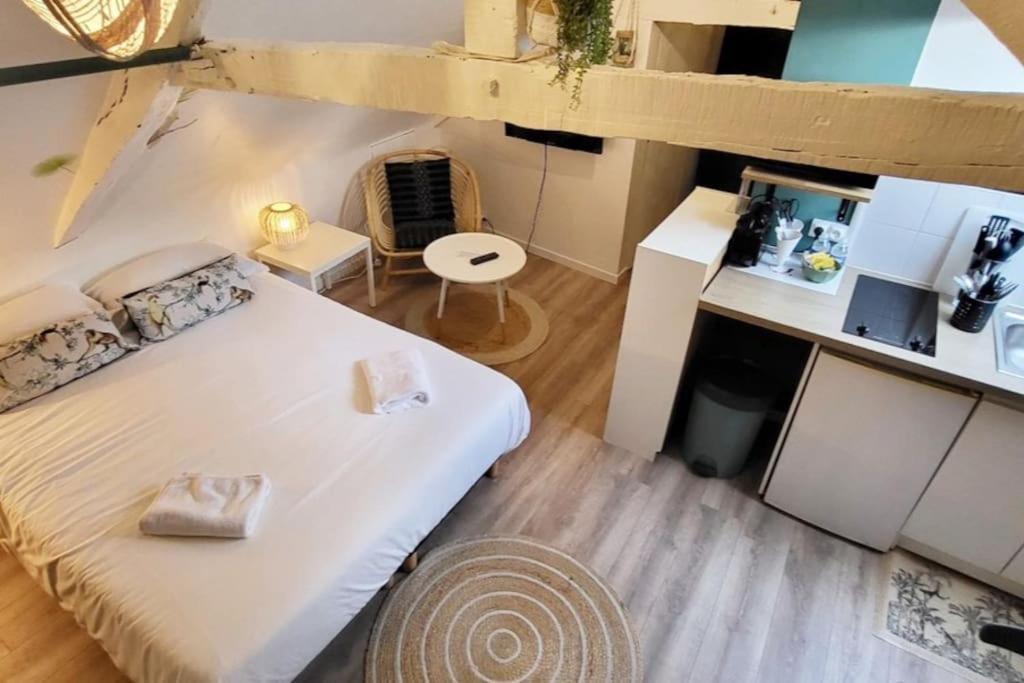 La Cabane - Petit Studio Mansarde - Plage 50M - Rue Gratuite Saint-Malo Esterno foto