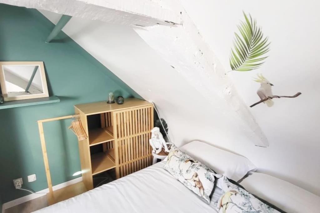 La Cabane - Petit Studio Mansarde - Plage 50M - Rue Gratuite Saint-Malo Esterno foto